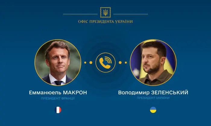 Zelensky and Macron discuss new military aid
