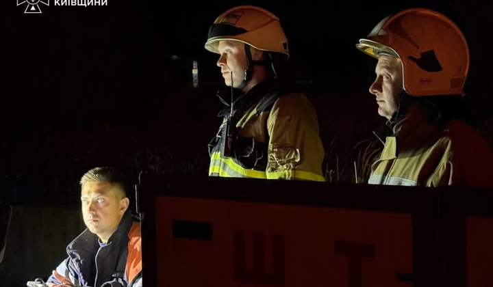 Large-scale fires in the Kyiv region