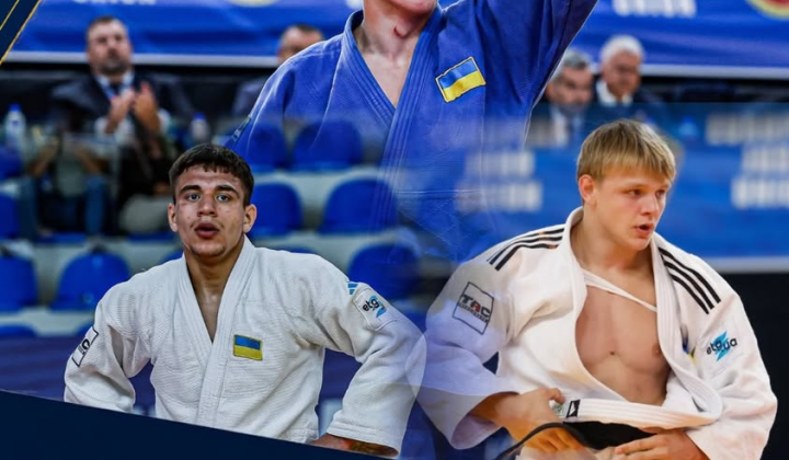 Ukrainians with judo medals