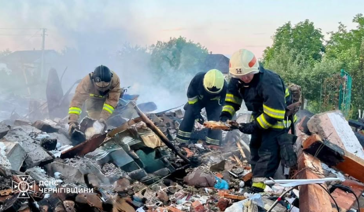 Russian UAV hit residential building