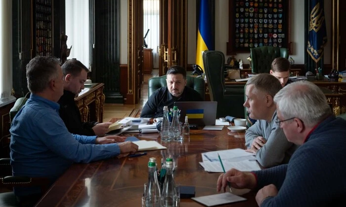 Зеленский и Фицо во время переговоров