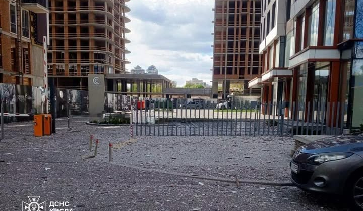 Два райони Києва атаковано БпЛА