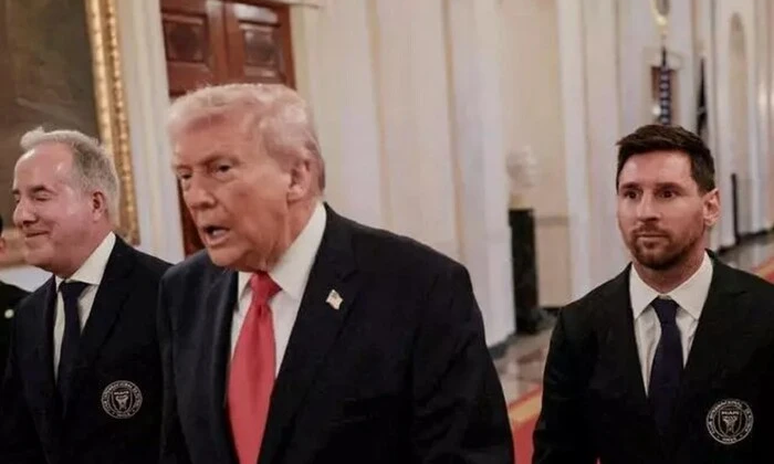 Трамп з футболістами Інтер Майамі