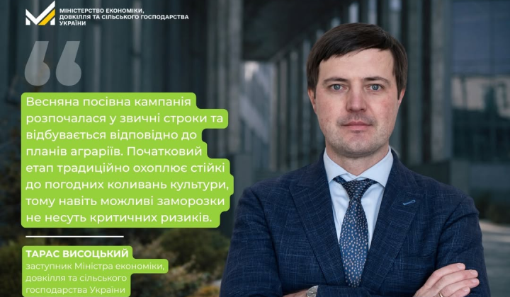 Посівна робота на полях України