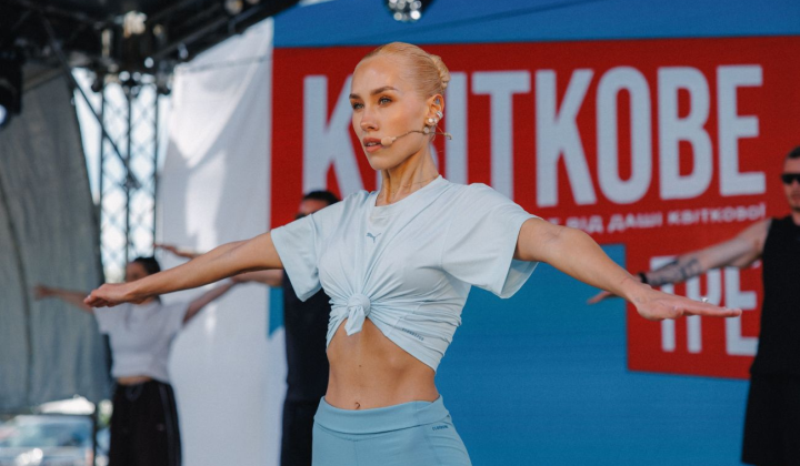 Thousands of Kyiv residents at charity workout