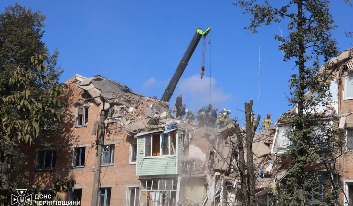 Photo of the tragedy scene in Pryluky