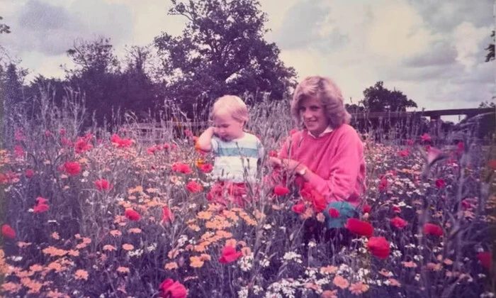 Принц Уильям и принцесса Диана 1984
