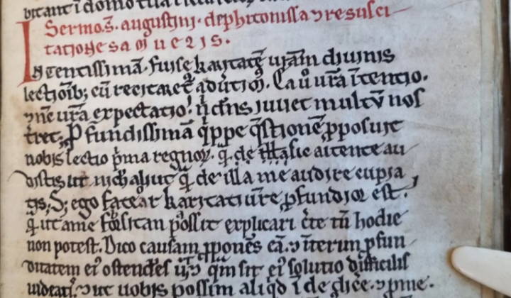 Unknown sermons of Blessed Augustine 12th century