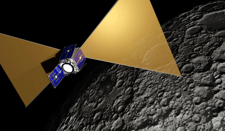 Prototype of the CosmoCube microsatellite in the laboratory