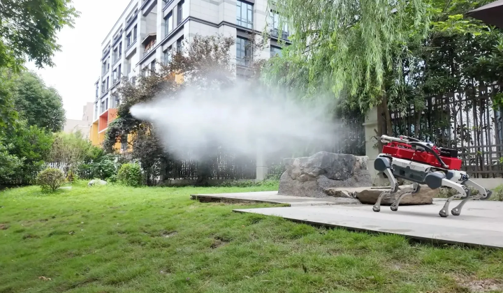 Robot dogs will extinguish fires