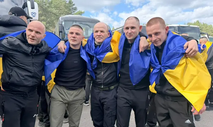 Return of Ukrainian defenders from captivity