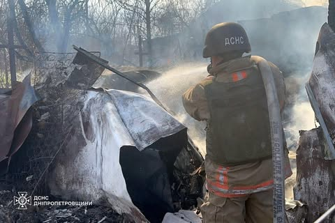 Масштабные пожары из-за российских обстрелов