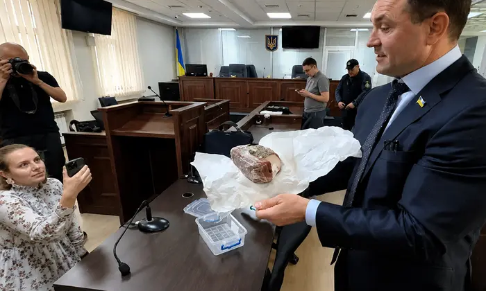 Тищенко с салом на заседании ВАКС