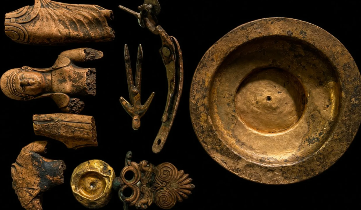 Statuettes and rare bowl in Cainua