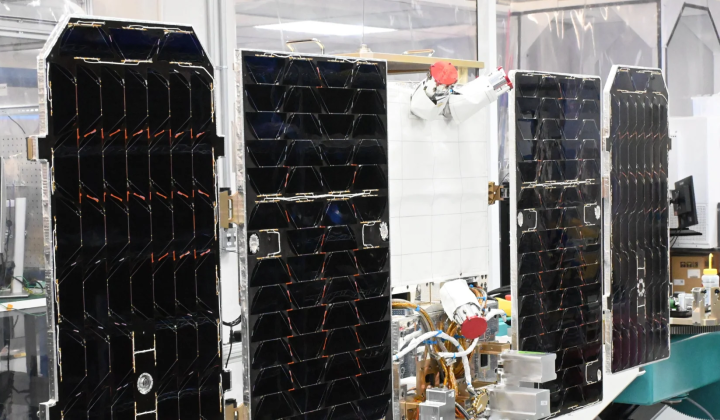MVP satellite with AI chips in space