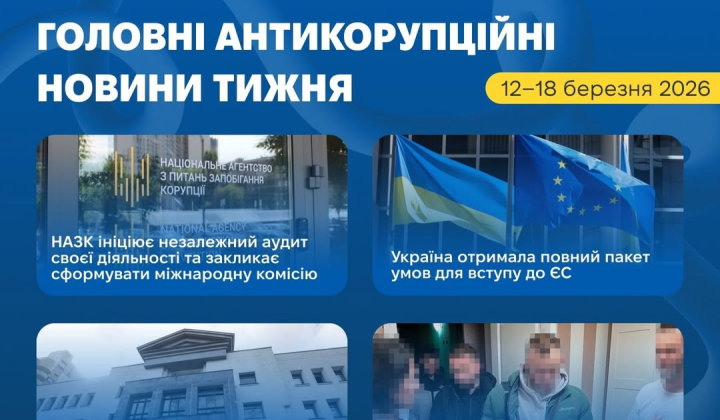 Аудит НАЗК, условия ЕС, выявленные схемы