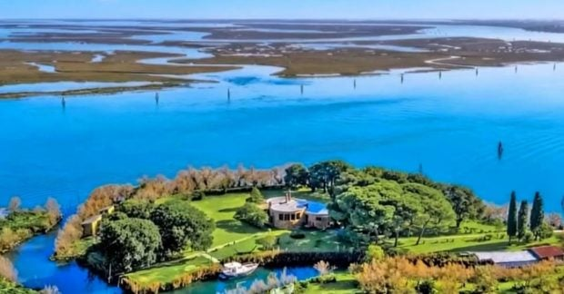 Private island with Napoleon's fort in Italy
