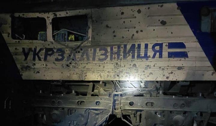 Drone attack on railway station