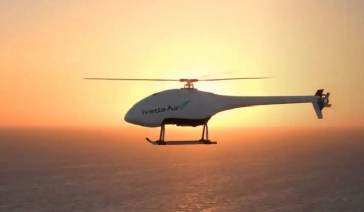 Drone helicopter in the USA