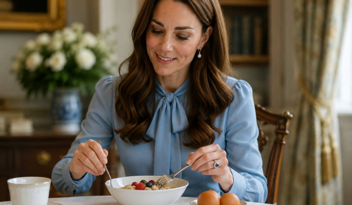 Kate Middleton copies Queen Elizabeth's food