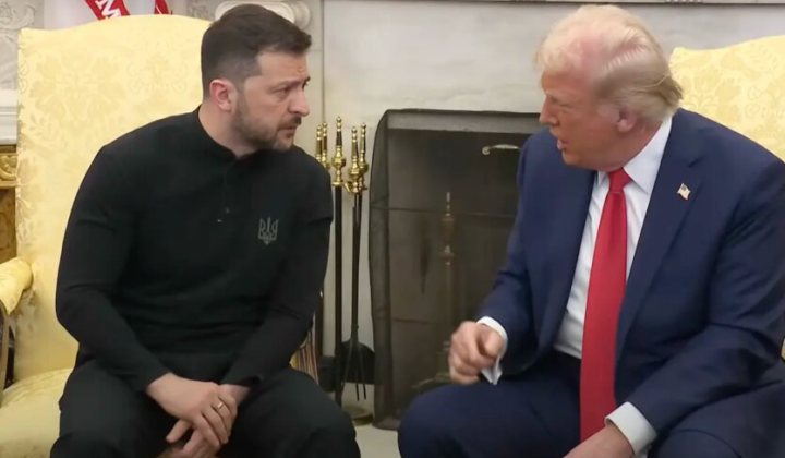 Zelensky and Trump in 2025