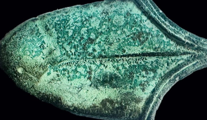 Rare spearhead of a sword from the 11th century