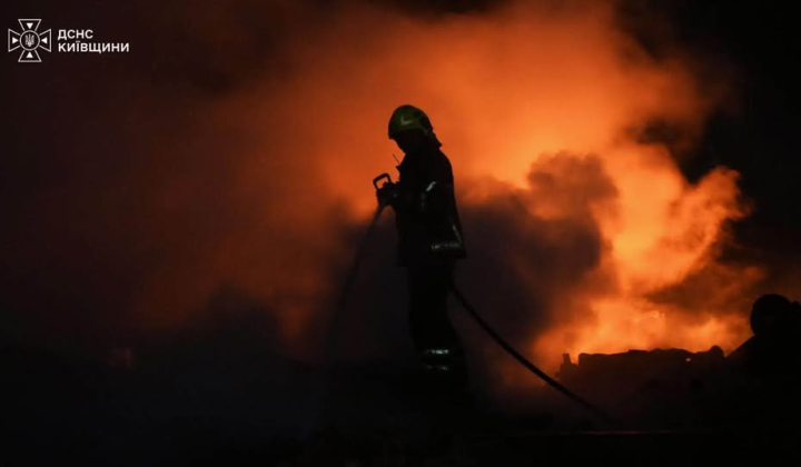 Fires after night strikes of Russia