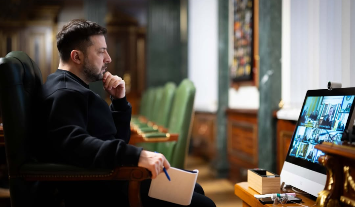 Zelensky meeting attacks infrastructure consequences regions