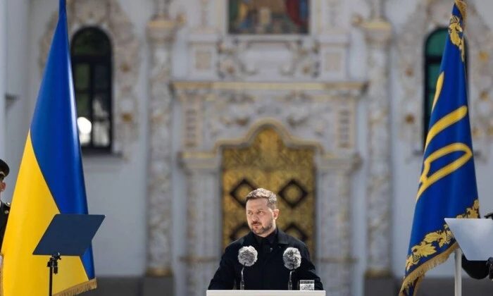 Image of Polish government and Zelensky
