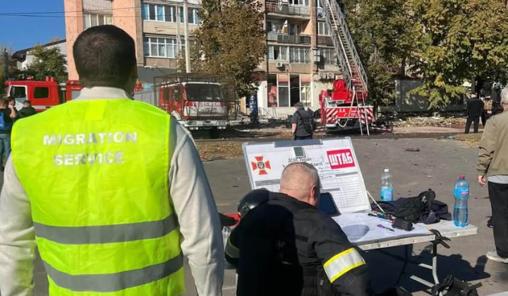 Зруйнований будинок у Харкові