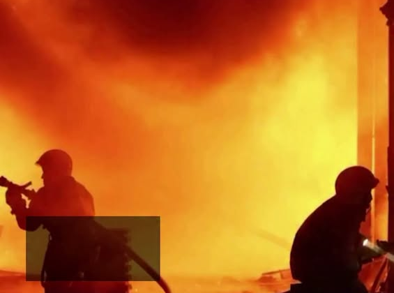 Firefighters and rescue of people