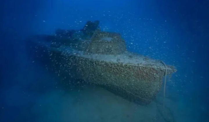 Rare German torpedo boat near Greece