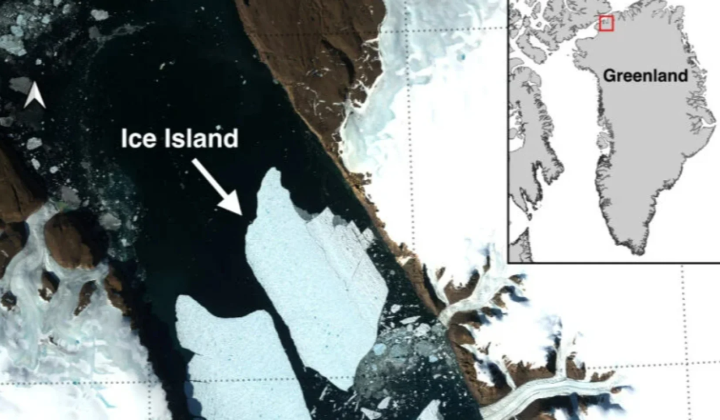 Largest iceberg in Greenland in 12 years