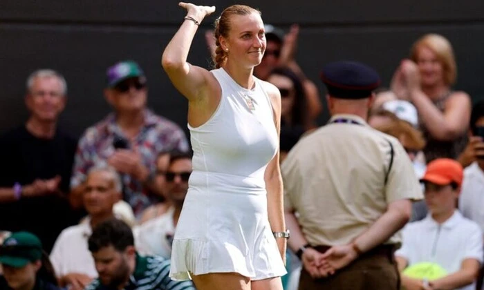 Former tennis player Petra Kvitova with twins