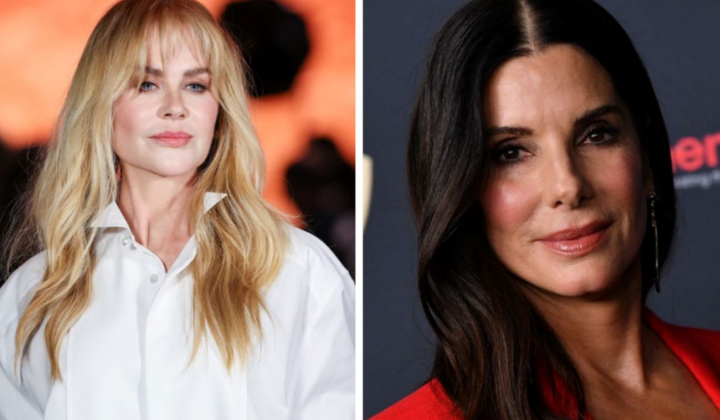 Nicole Kidman and Sandra Bullock on the movie poster