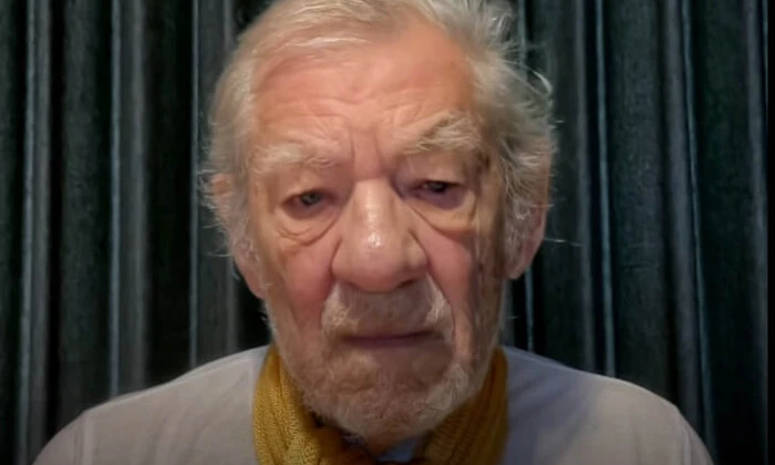 Ian McKellen recites poem by Ukrainian veteran