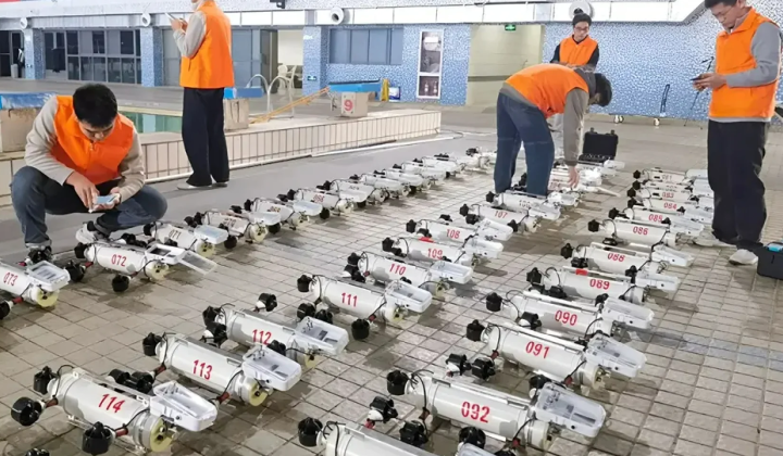 116 underwater drones TH-618 moved autonomously for 34 minutes