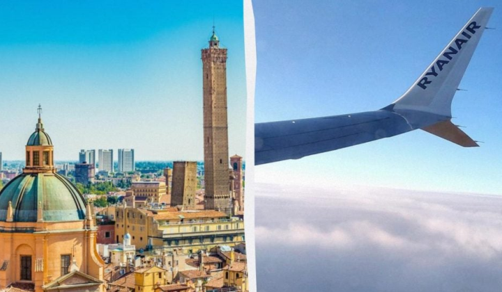 Самолеты Ryanair на фоне итальянских пейзажей