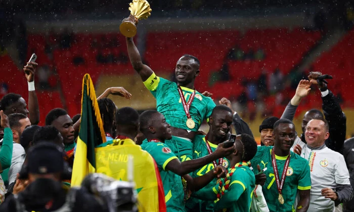 Senegal celebrates victory in the final