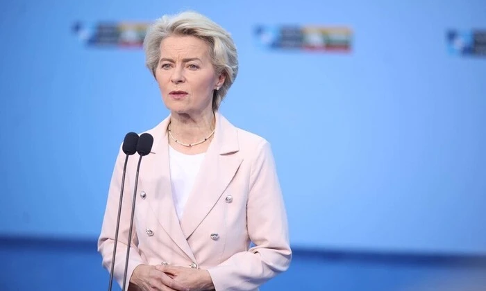 Урсула фон дер Ляєн голосує в ЄС