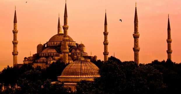 Controversial Blue Mosque in Istanbul