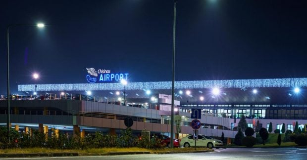 Construction of canopies at Chisinau airport