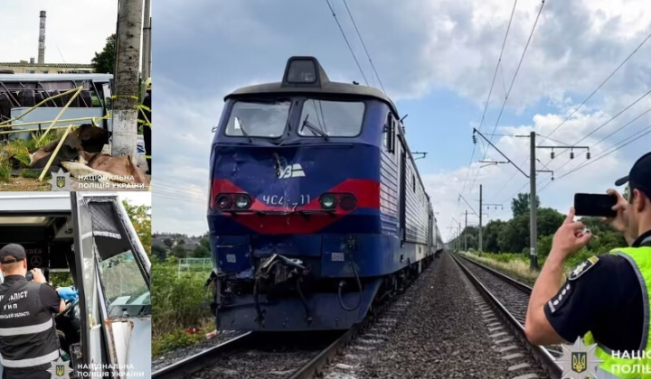 ДТП на Рівненщині: поїзд та маршрутка