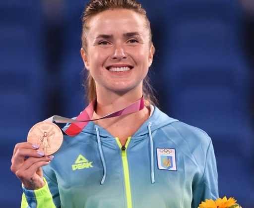 Світоліна з олімпійською медаллю
