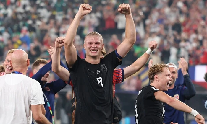 Haland scores second goal against Senegal