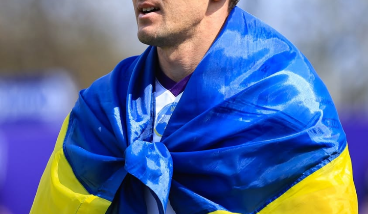 Назарий Муравский играет в матче