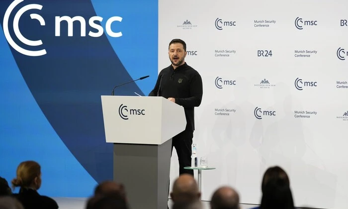 Zelensky at the Munich forum