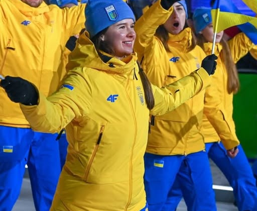 Ukrainian athletes at the Winter Olympics