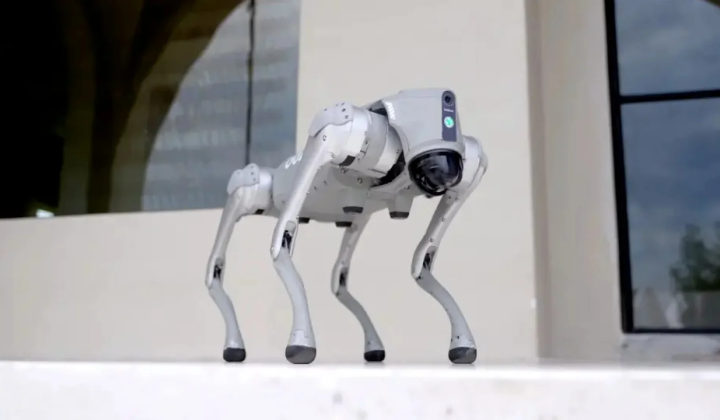 Robots jumping through narrow gaps