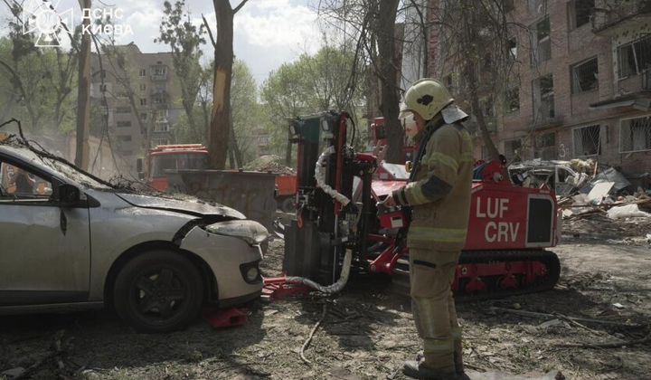 Северокорейская ракета во время полета